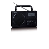 Lenco MPR-035BK - Compact portable FM radio with LCD display - Black