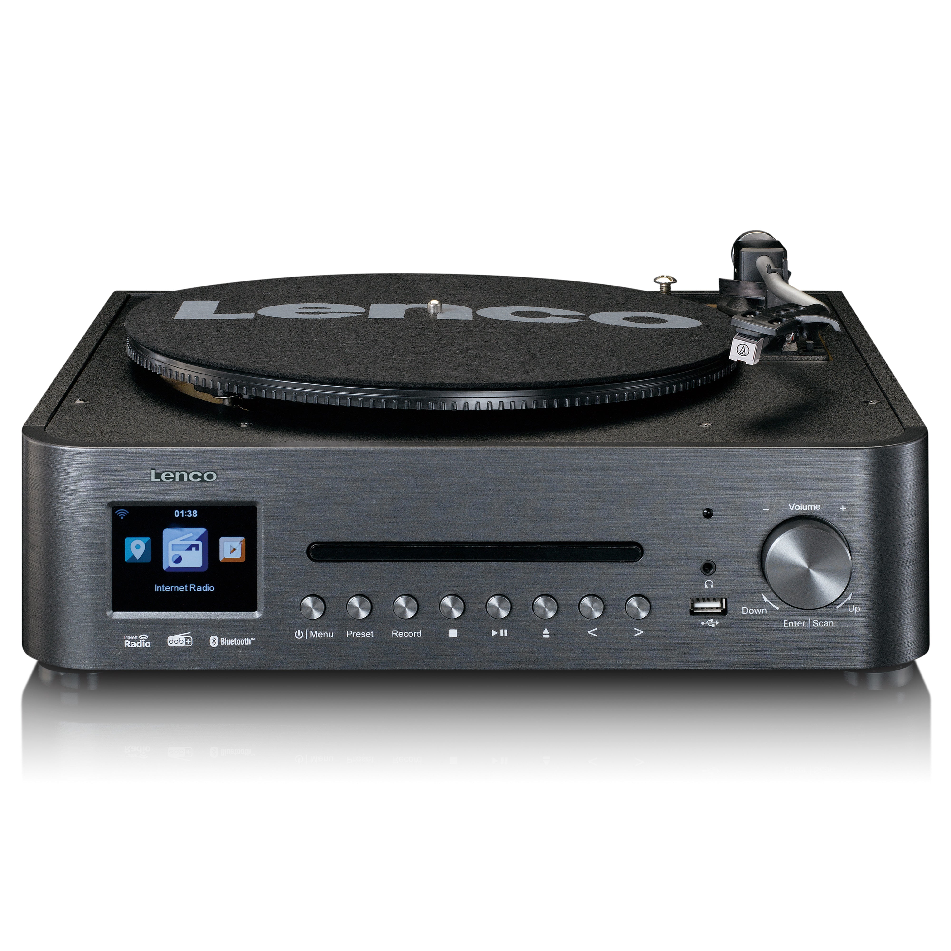 LENCO MC-460BK - Hifi set with internet, DAB+ and FM radio - Black - Refurbished