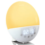 LENCO CRW-110WH UK - Smart clock radio with wake up light - Multi colour