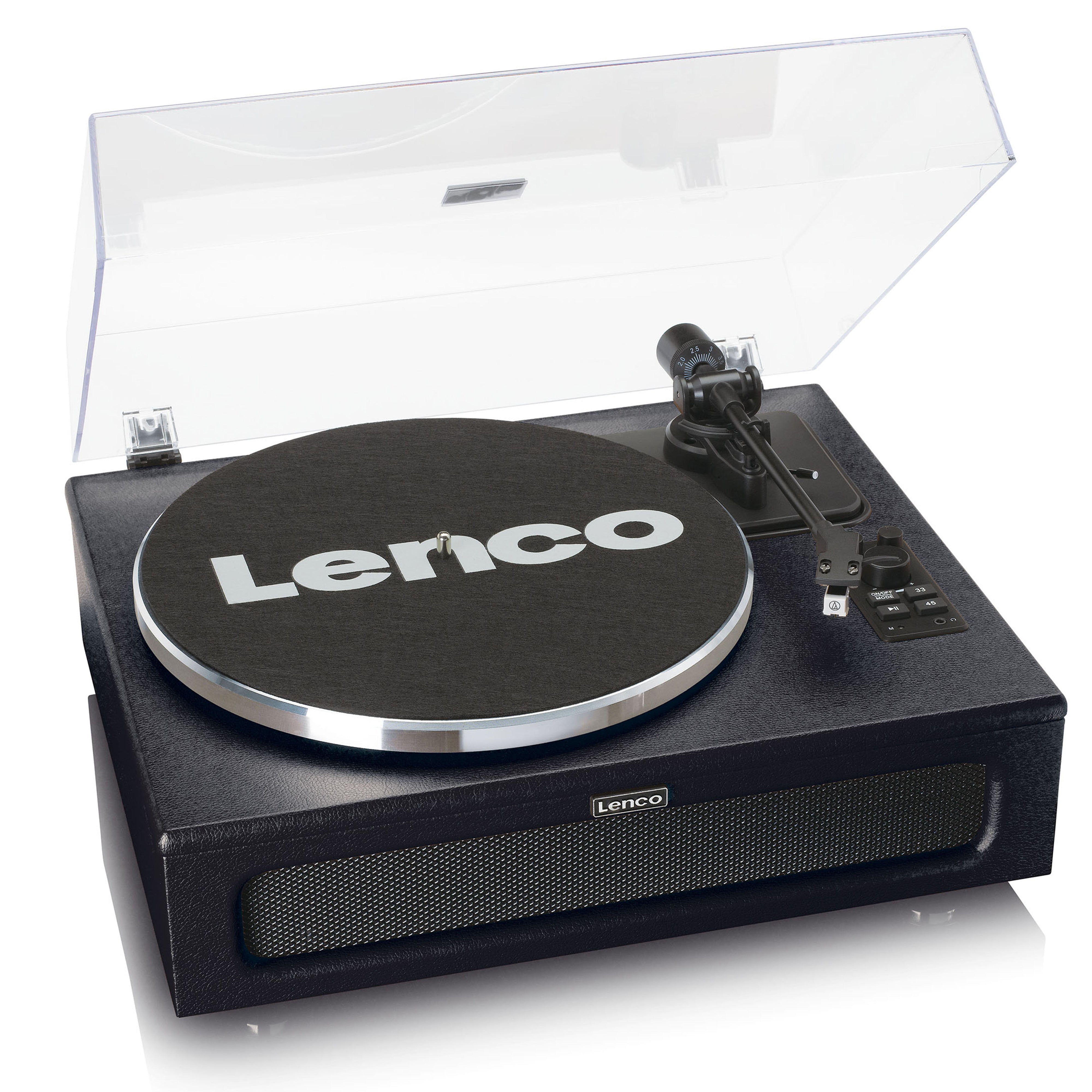 LENCO LS-430BK - Turntable with 4 built-in speakers - Black - Refurbished