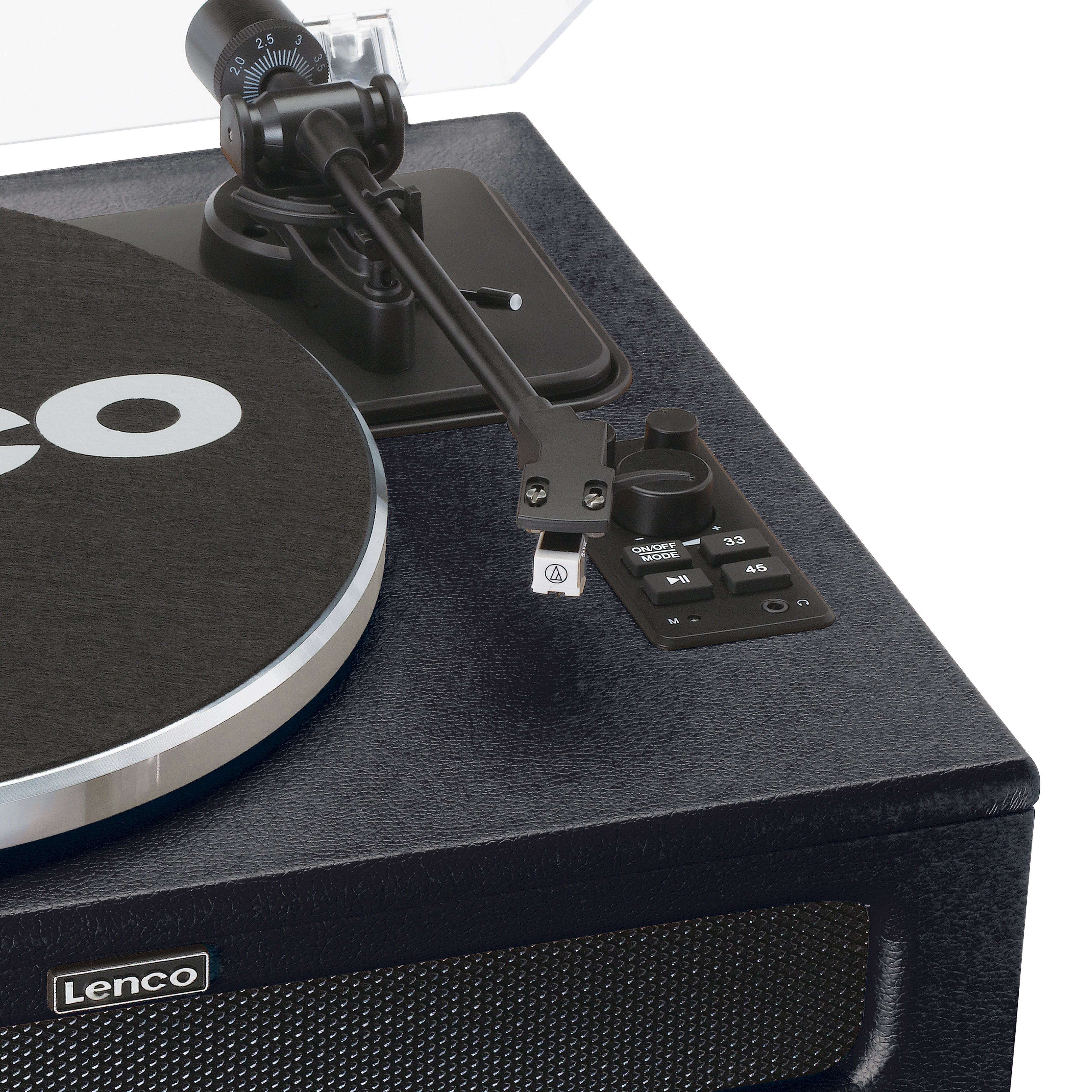 LENCO LS-430BK - Turntable with 4 built-in speakers - Black - Refurbished