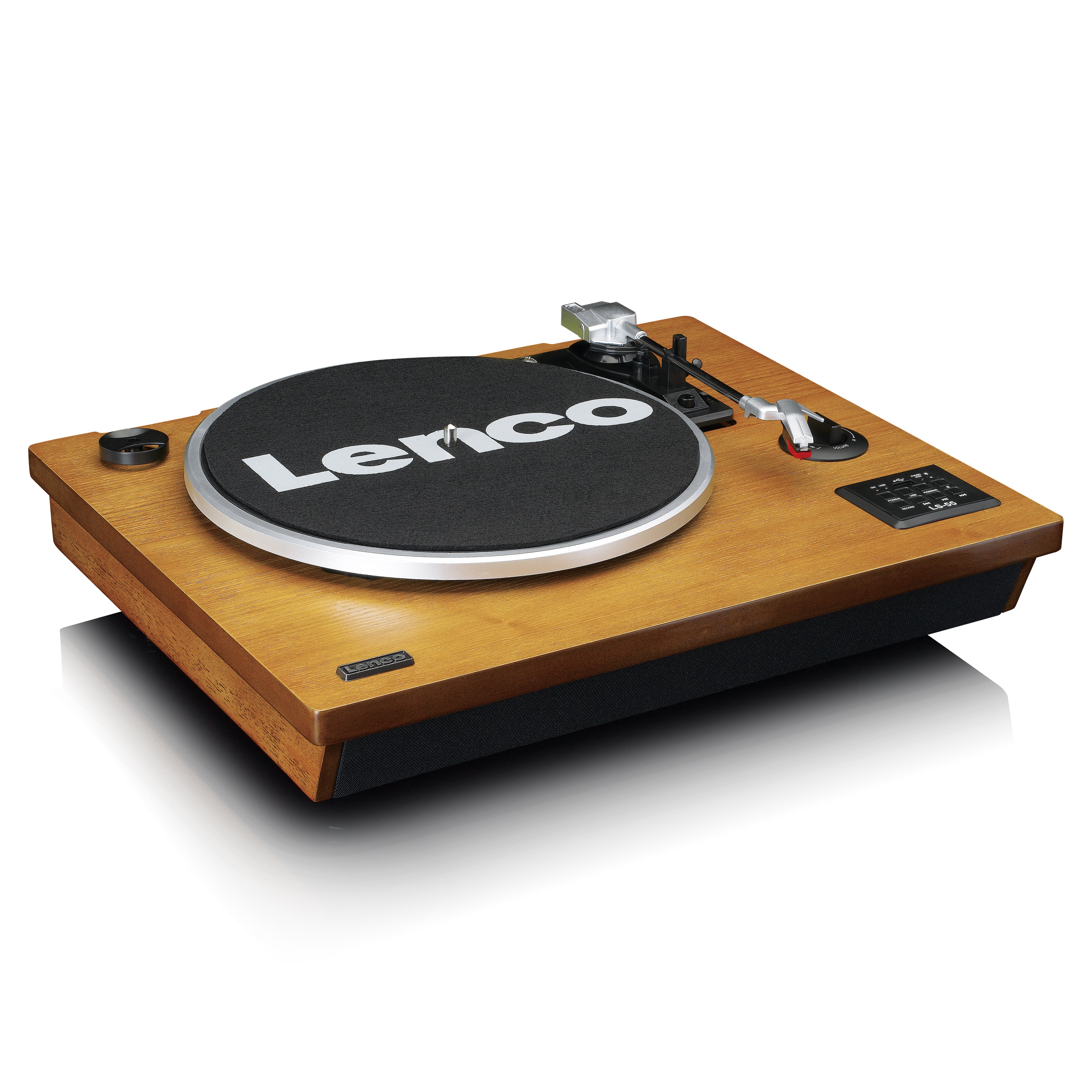 LENCO LS-55WA UK - Turntable with Bluetooth®, USB MP3 encoder, speakers - Wood - Refurbished