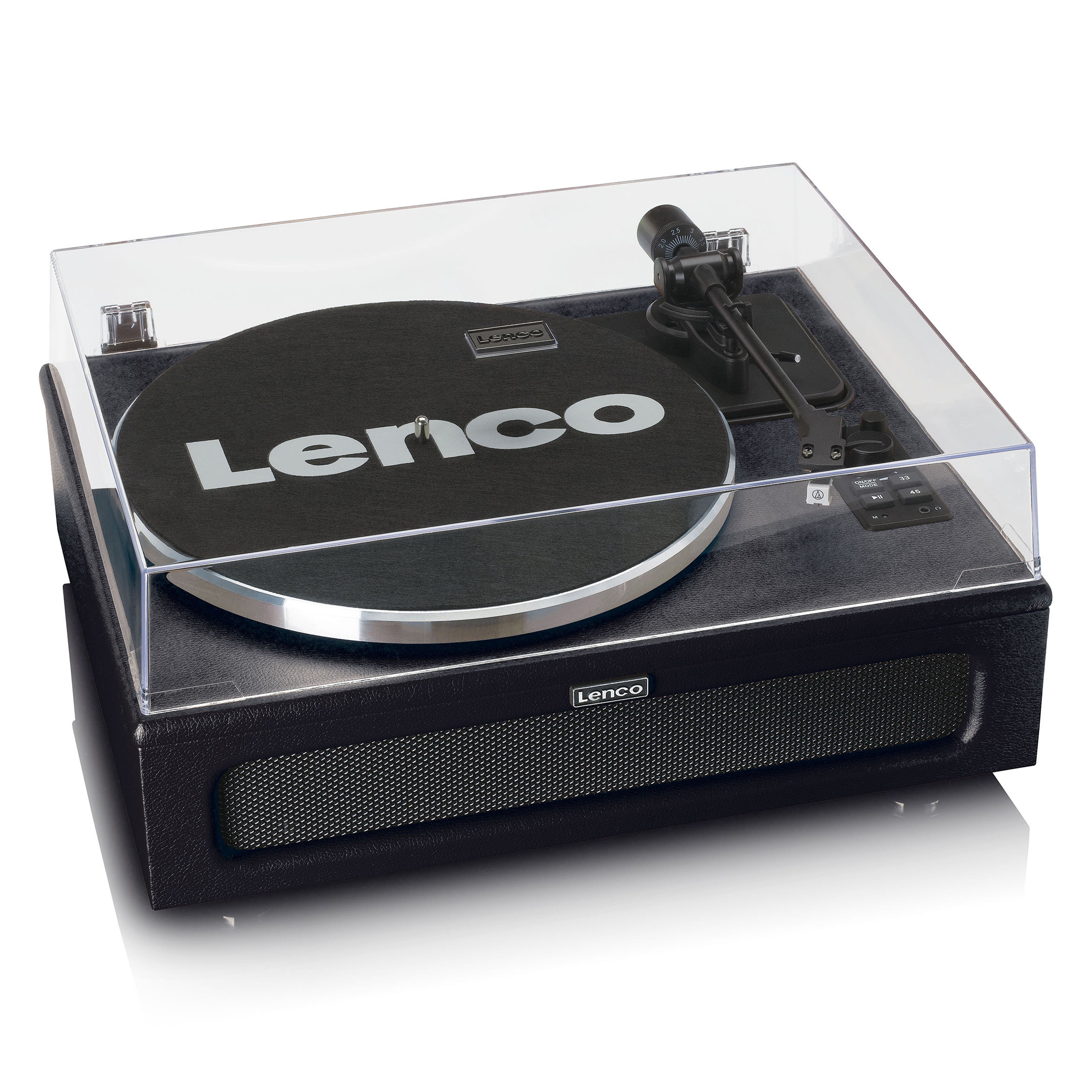 LENCO LS-430BK - Turntable with 4 built-in speakers - Black - Refurbished