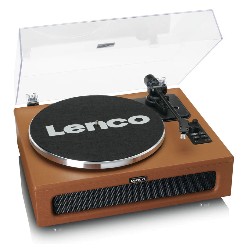 Lenco LS-430BN Turntable + FREE Deluxe 12-in-1 Vinyl Cleaning Kit Bundle