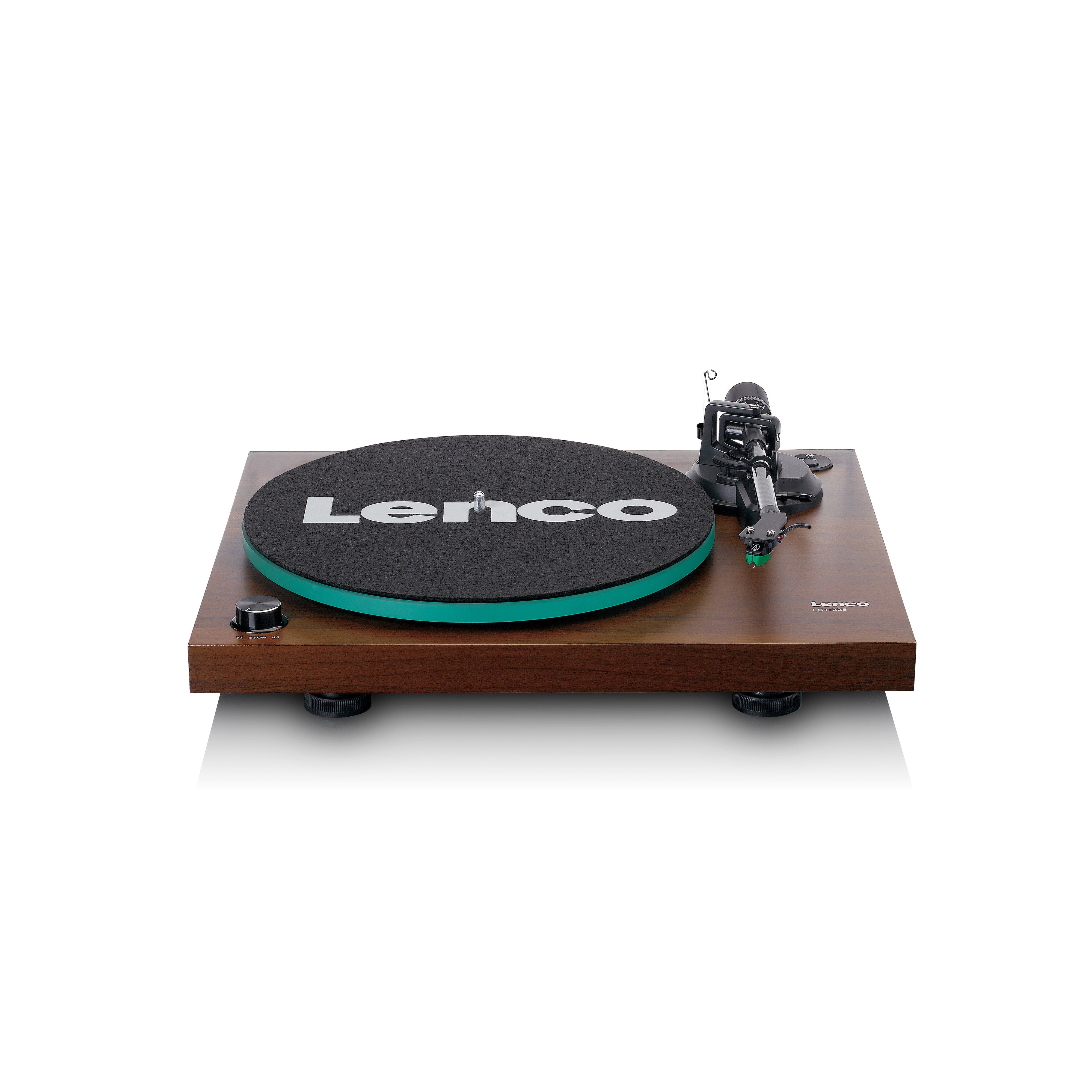 LENCO LBT-225WA - Record player with Bluetooth® transmission - dark br