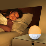 LENCO CRW-110WH UK - Smart clock radio with wake up light - Multi colour