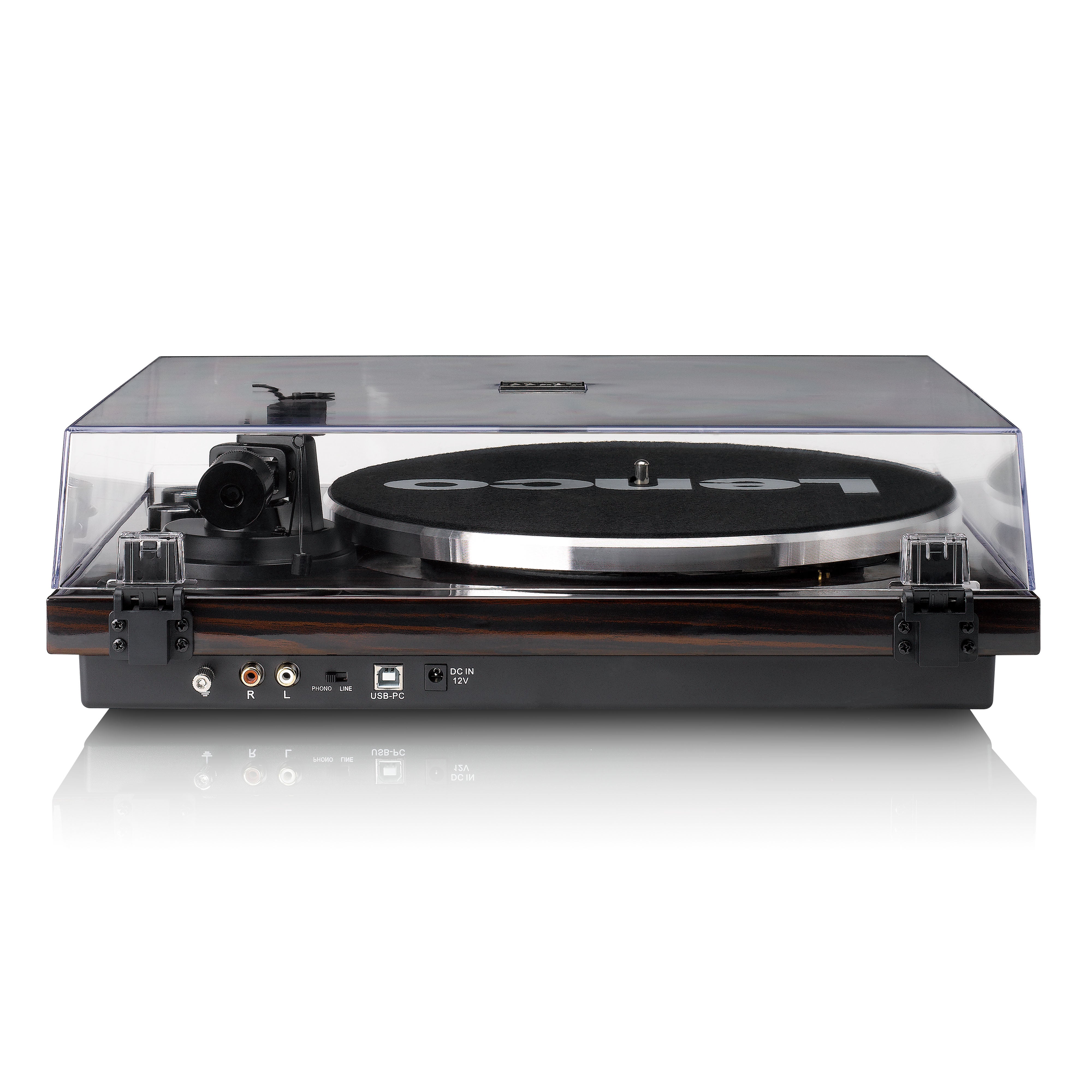 Lenco LBT-345WA - Turntable with Bluetooth Connectivity, Walnut