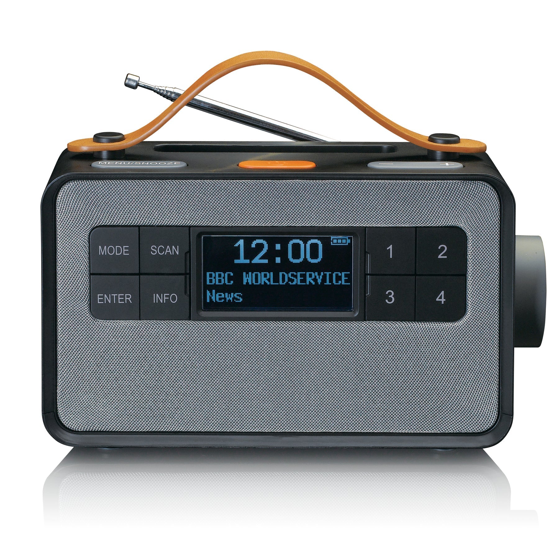 Lenco PDR-065BK - Eco DAB+ radio with Bluetooth® 5.0, Black - Refurbished