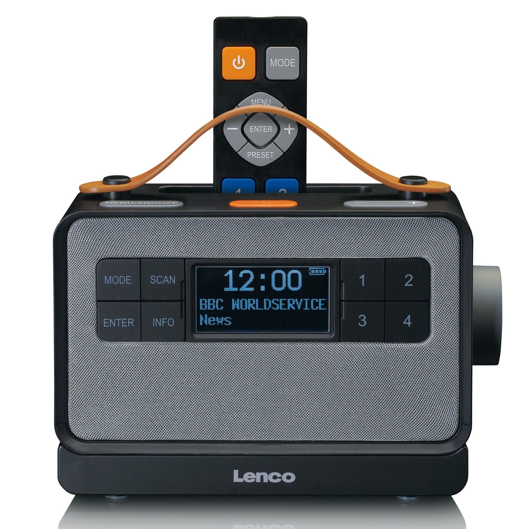 Lenco PDR-065BK - Eco DAB+ radio with Bluetooth® 5.0, Black - Refurbished