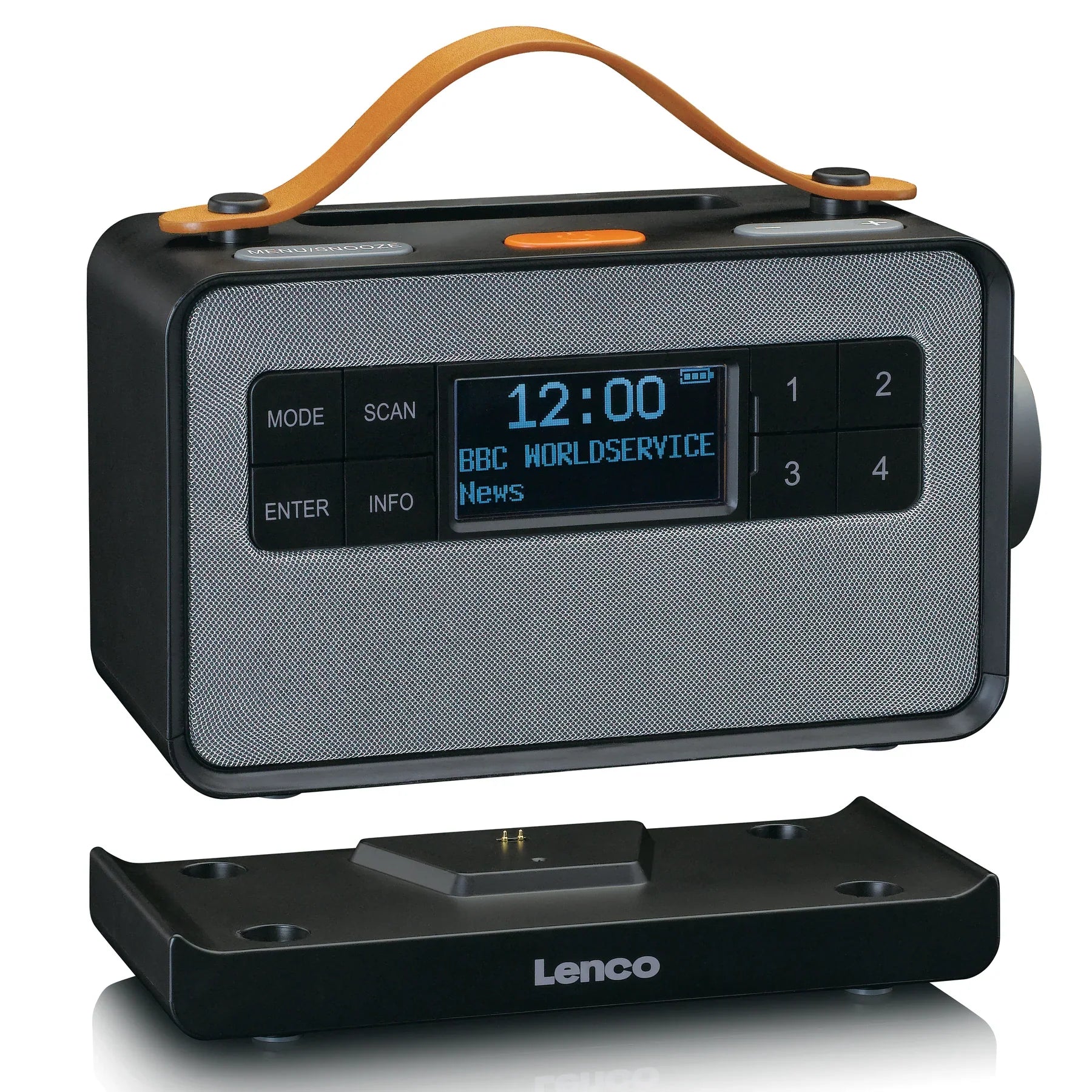Lenco PDR-065BK - Eco DAB+ radio with Bluetooth® 5.0, Black - Refurbished