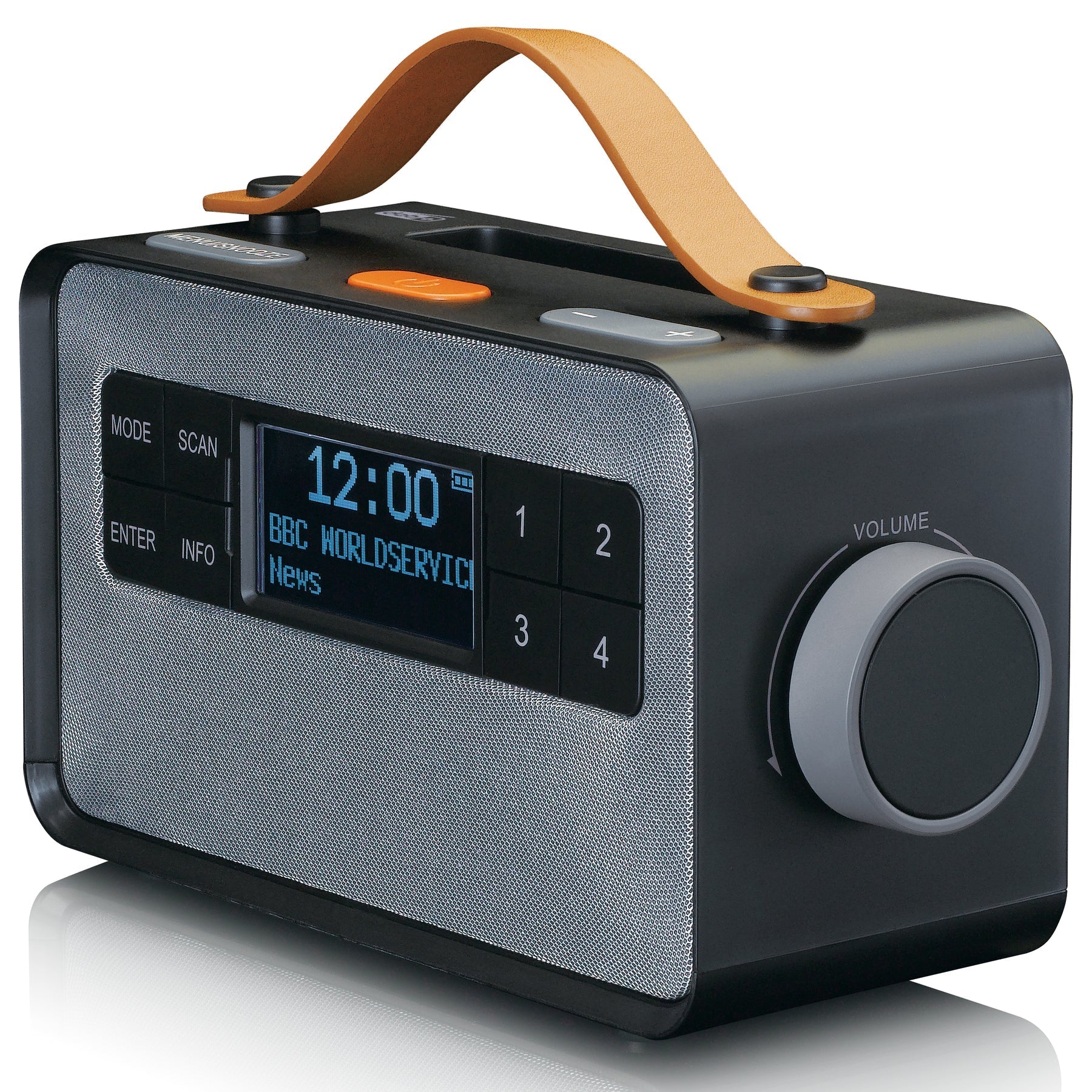 Lenco PDR-065BK - Eco DAB+ radio with Bluetooth® 5.0, Black - Refurbished