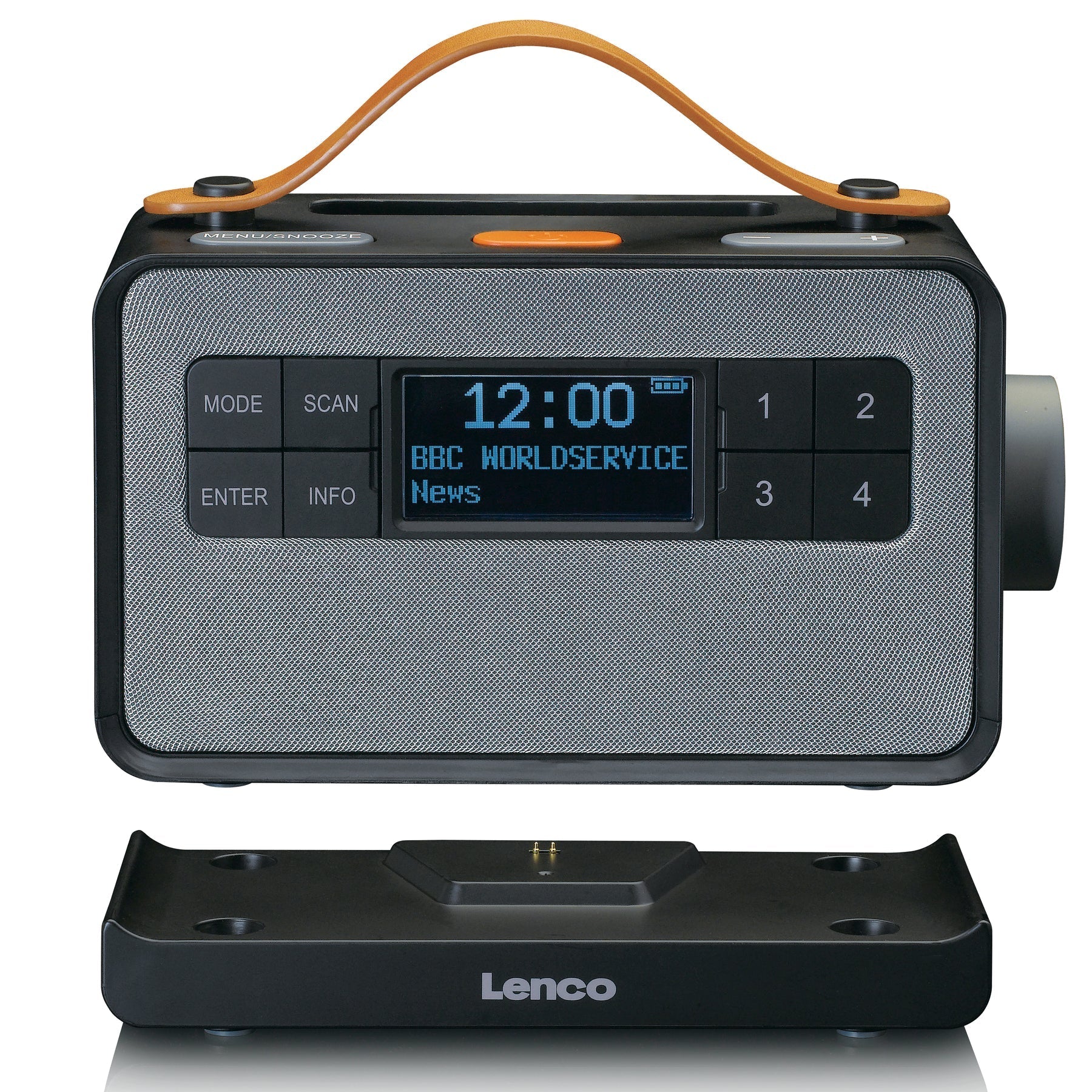 Lenco PDR-065BK - Eco DAB+ radio with Bluetooth® 5.0, Black - Refurbished