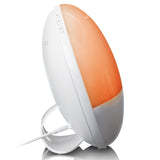 LENCO CRW-110WH UK - Smart clock radio with wake up light - Multi colour