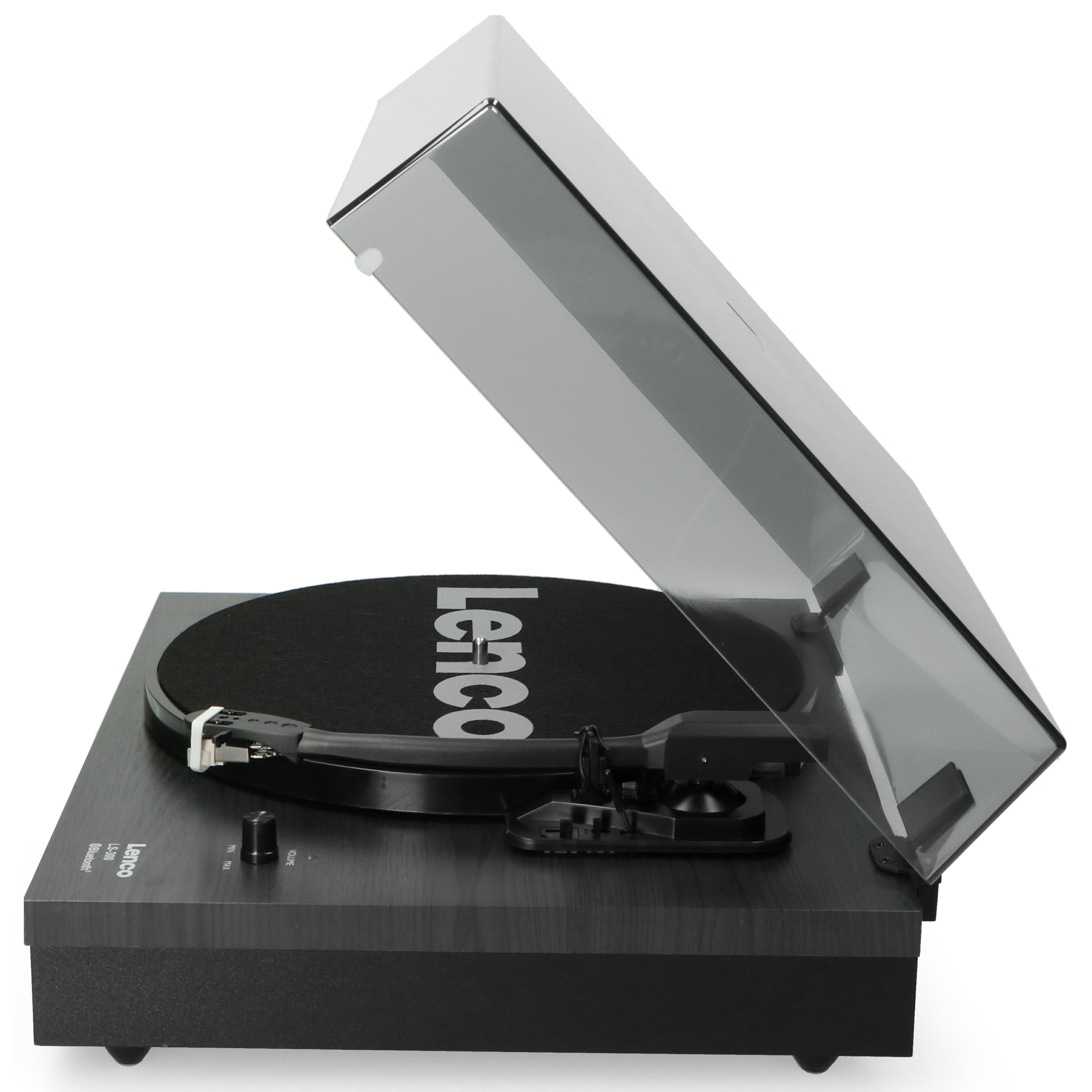 LENCO LS-300BK - Turntable with Bluetooth® and two separate speakers, black - Refurbished