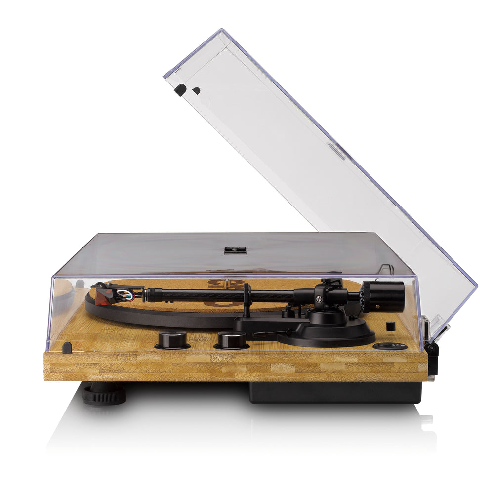 Lenco LBT-335BA - Turntable with Bluetooth® transmission, Bamboo