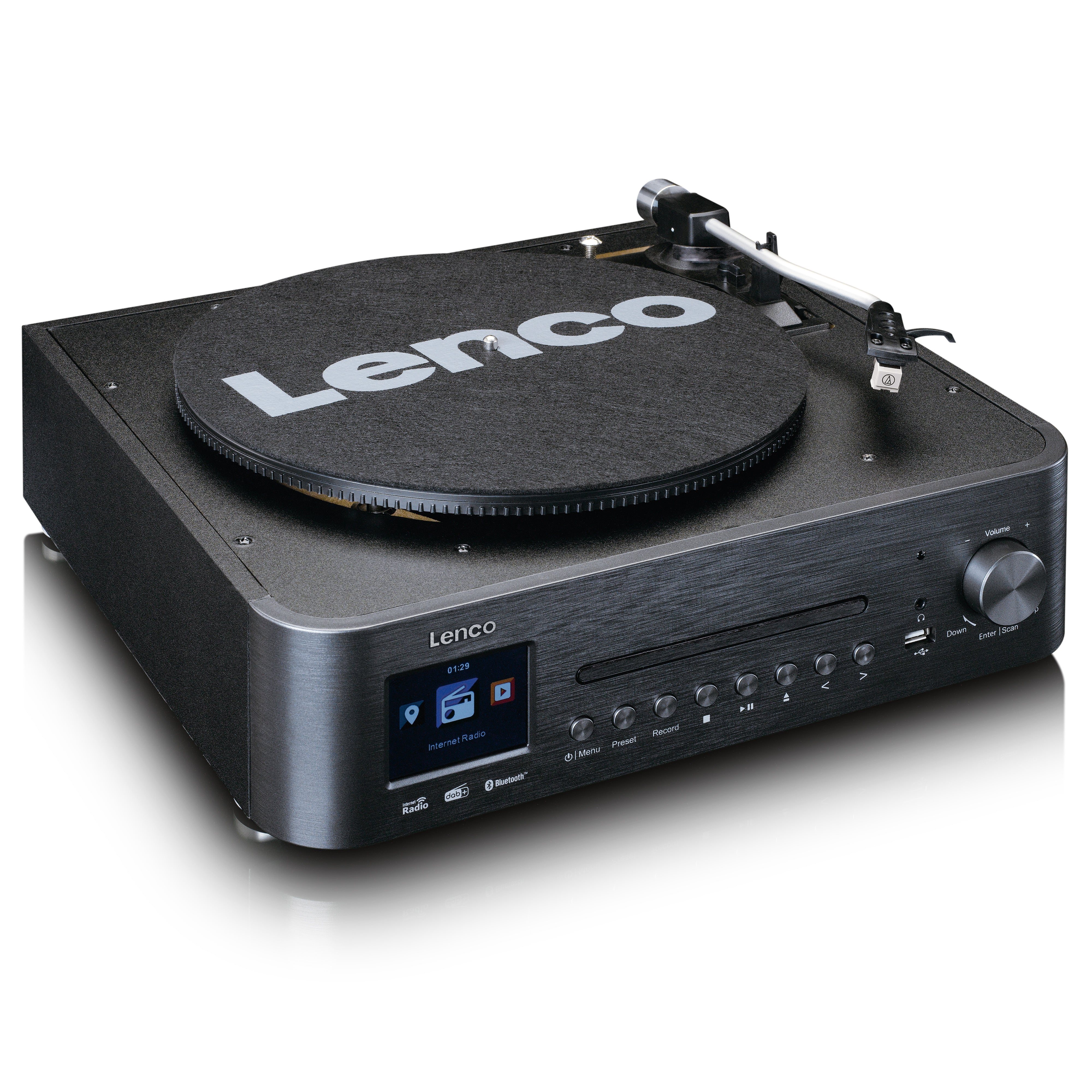 LENCO MC-460BK - Hifi set with internet, DAB+ and FM radio - Black - Refurbished