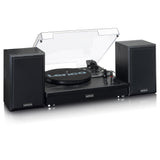 LENCO - LS-101BK - Belt drive wooden turntable