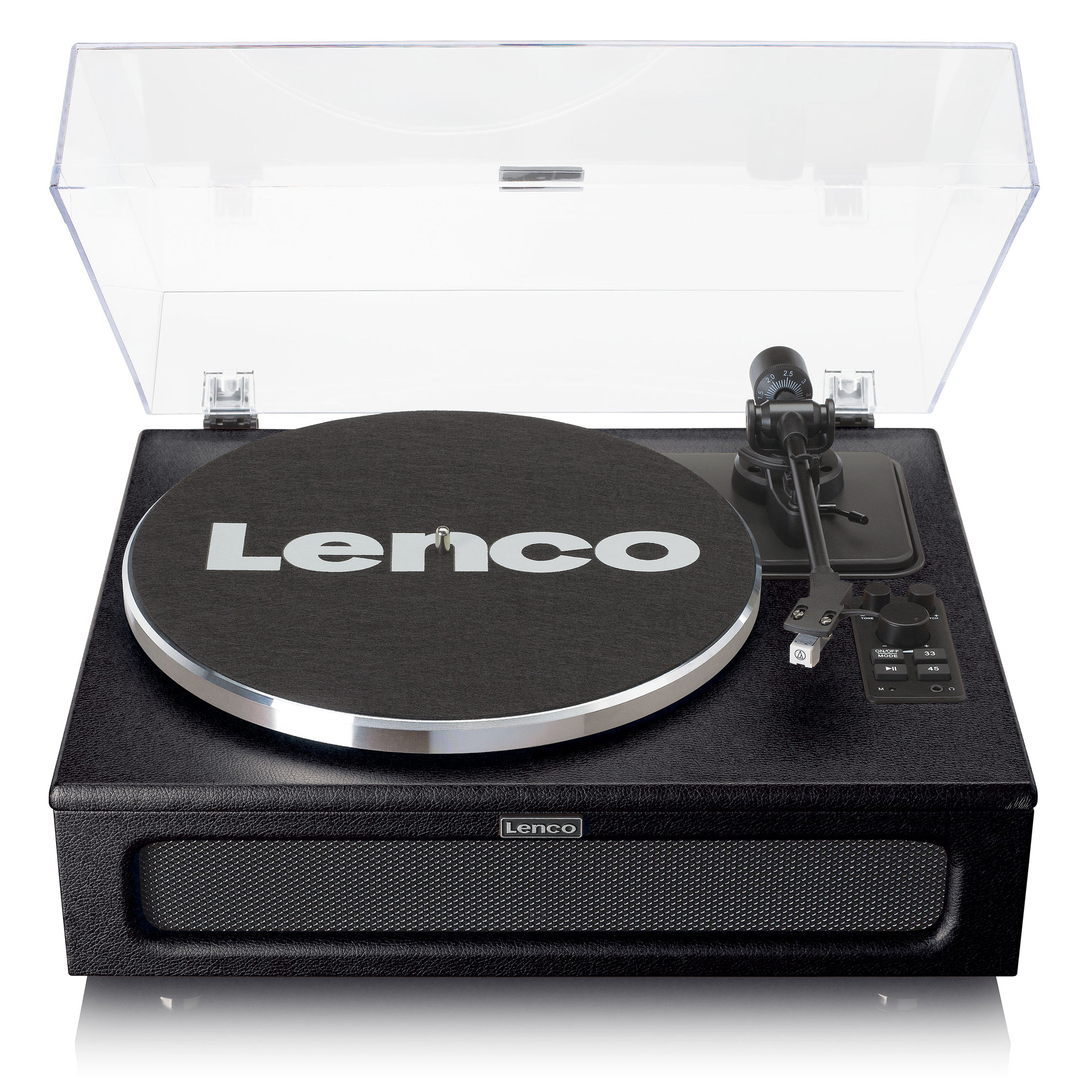 LENCO LS-430BK - Turntable with 4 built-in speakers - Black - Refurbished