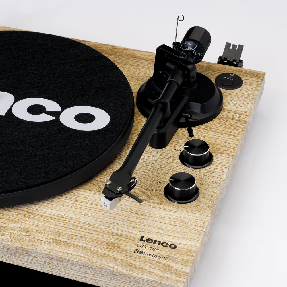 LENCO LBT-188PI - Turntable with Bluetooth® transmission, wood