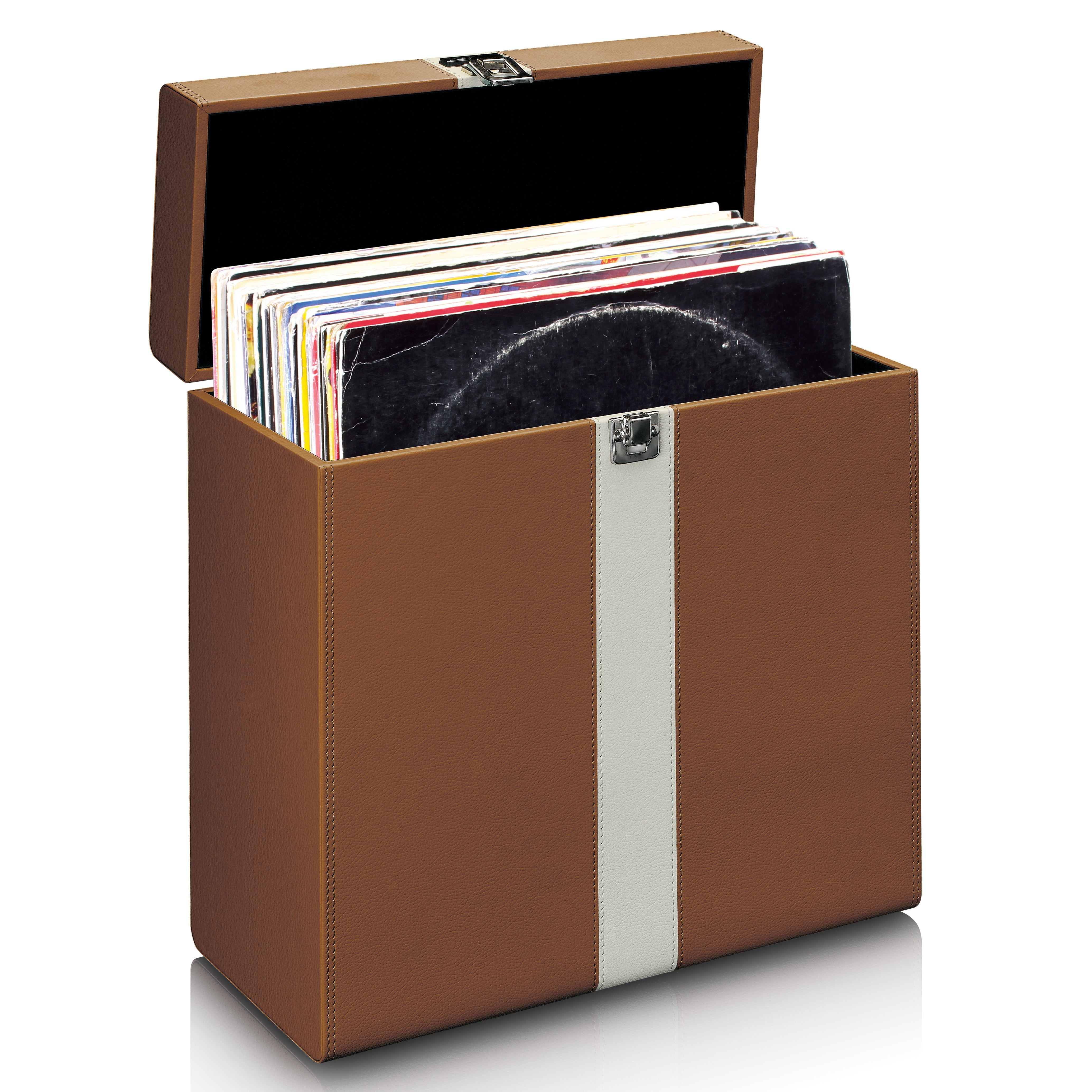 DRAFT LENCO TTA-301BNWH - Carrying suitcase for max. 30 records - Refurbished