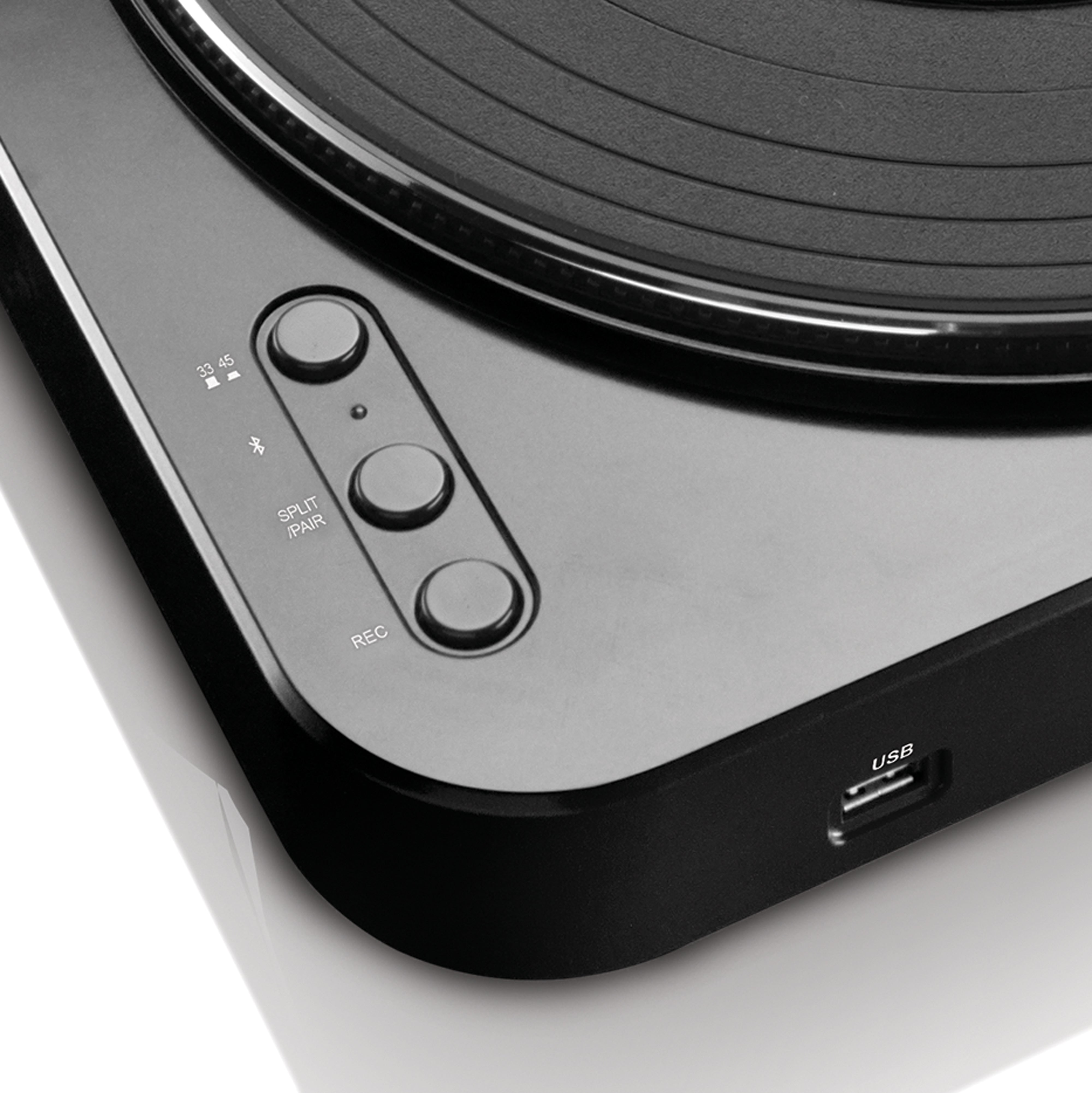 LENCO LBT-120BK - Turntable with direct encoding and Bluetooth® - Black