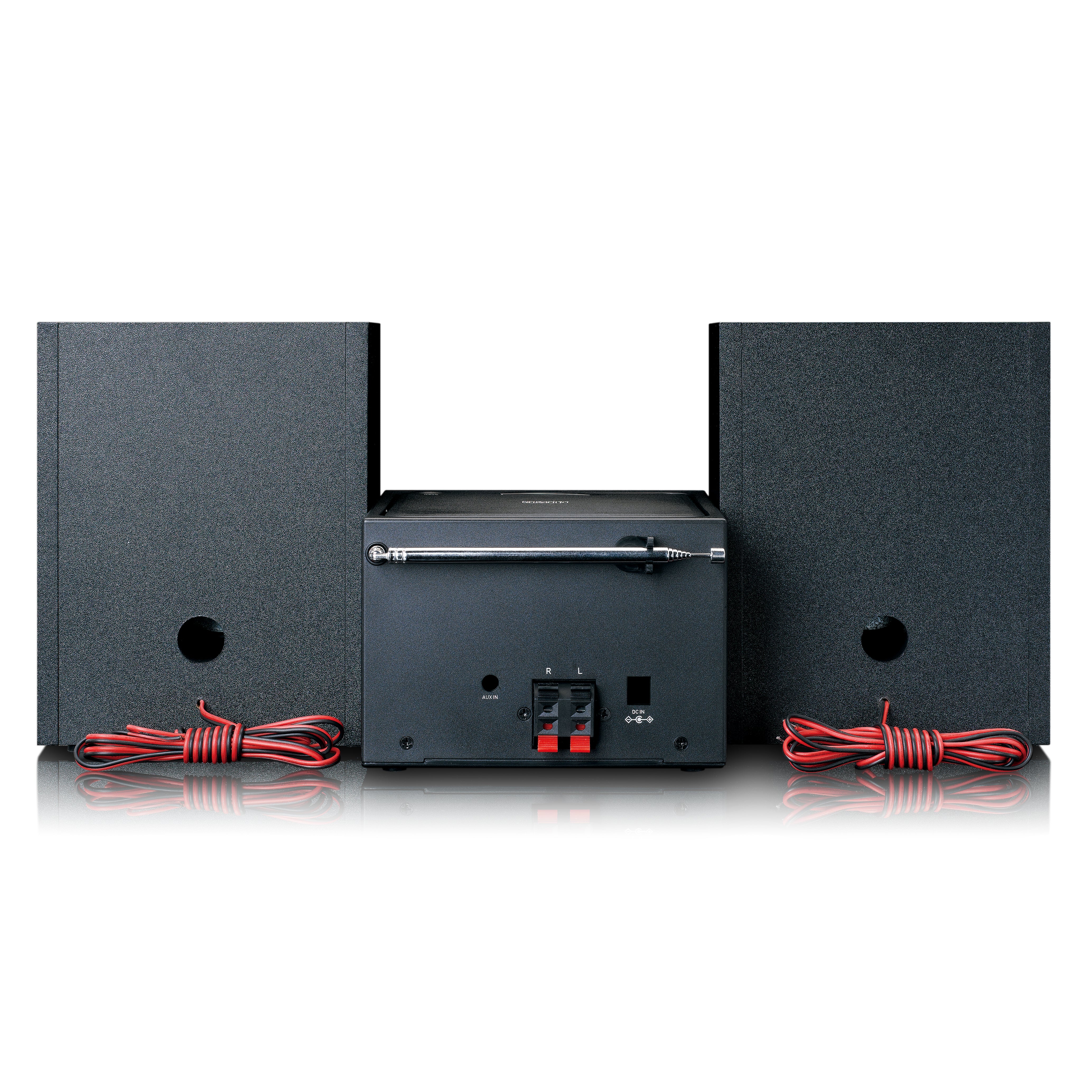 LENCO MC-250BK UK - Micro set with Smart Radio, CD/USB player, internet, DAB+, Bluetooth® - Black