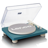LENCO LS-50TQ - Turntable with built-in speakers USB Encoding - Turquoise