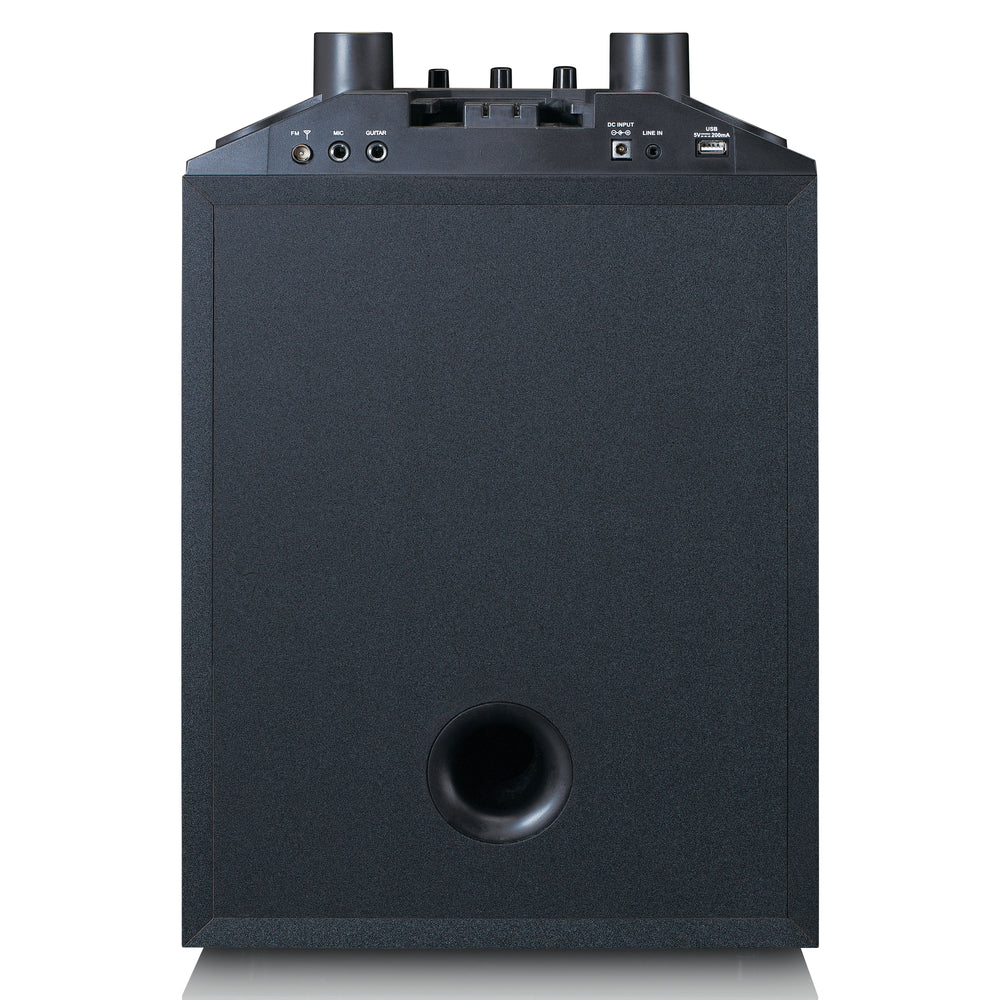 LENCO - PA-220BK - PA with subwoofer and detachable tweeter column
