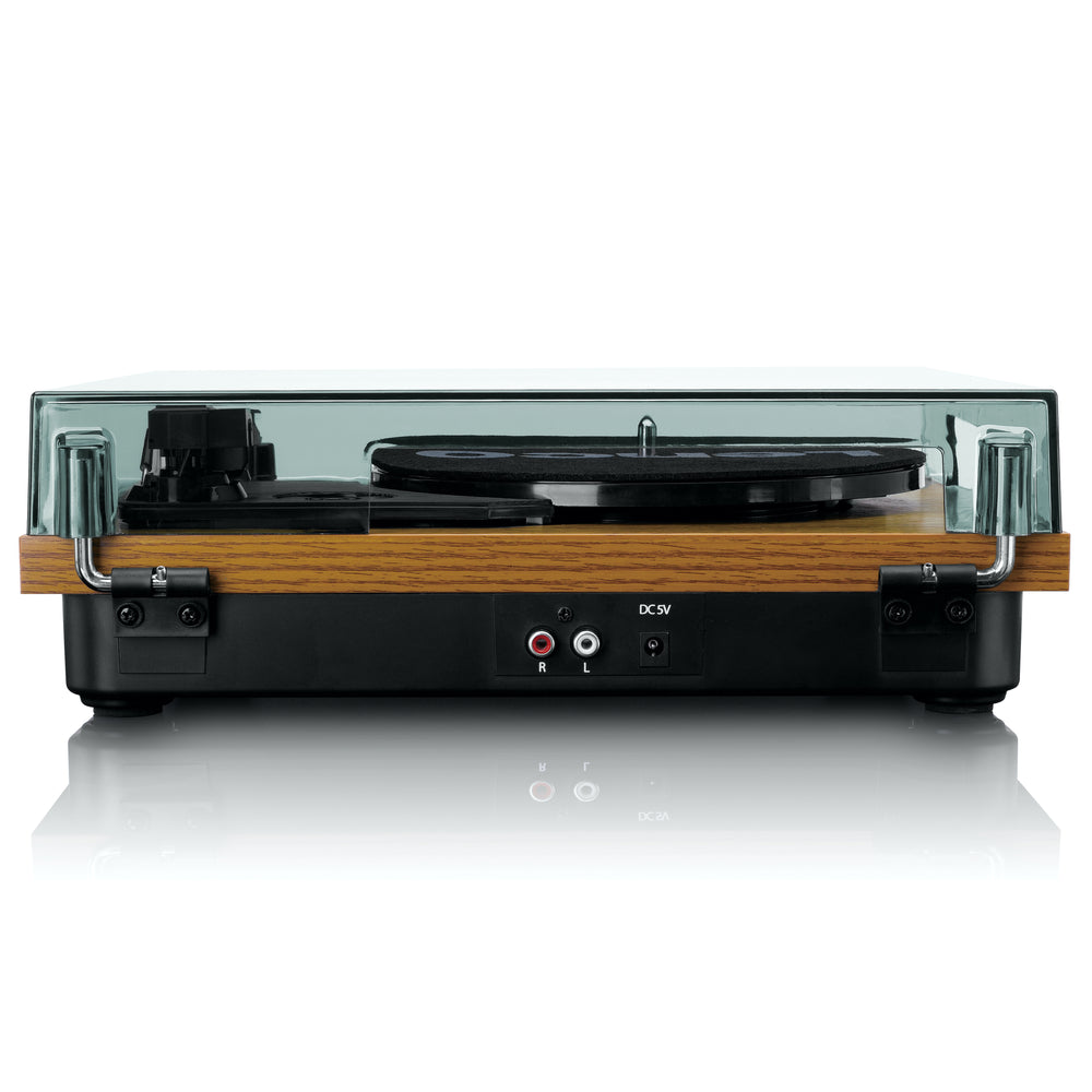 Lenco LS-10WD - Turntable with built-in speakers - Wood