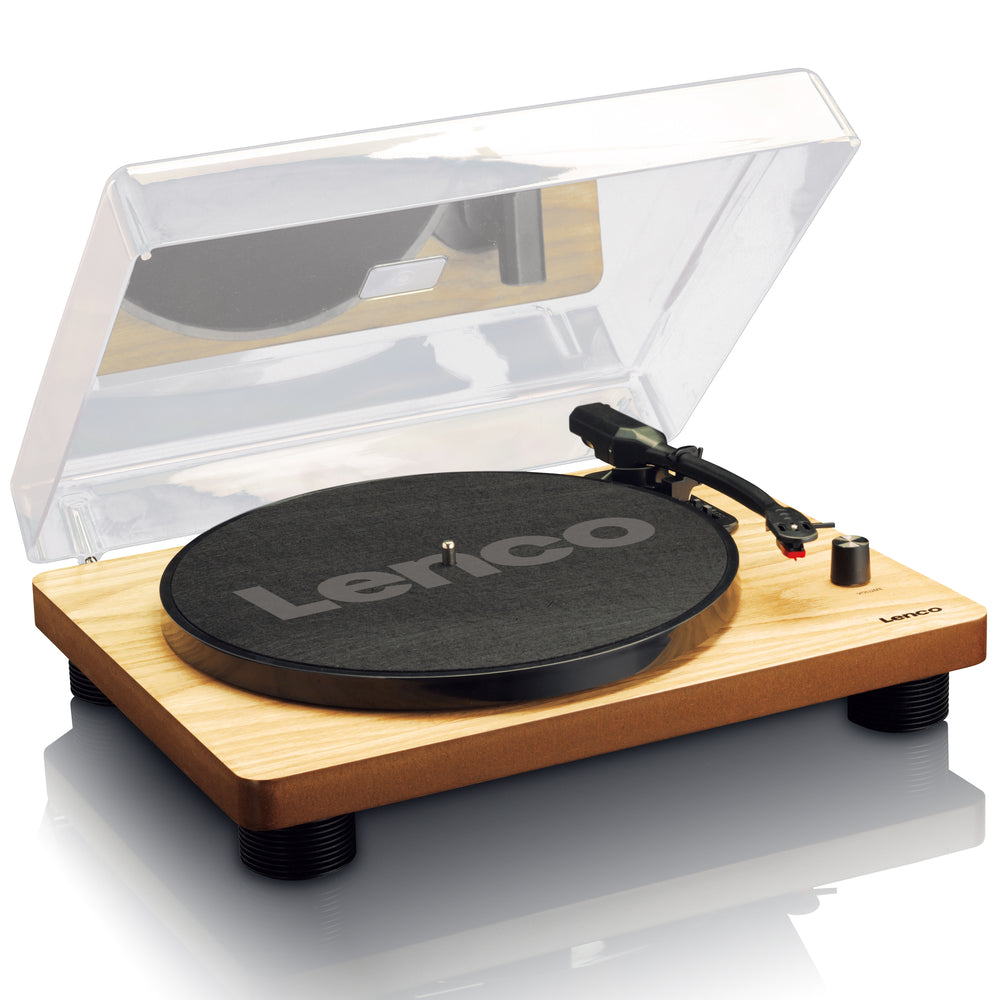 LENCO LS-50WD - Turntable with built-in speakers USB Encoding - Wood