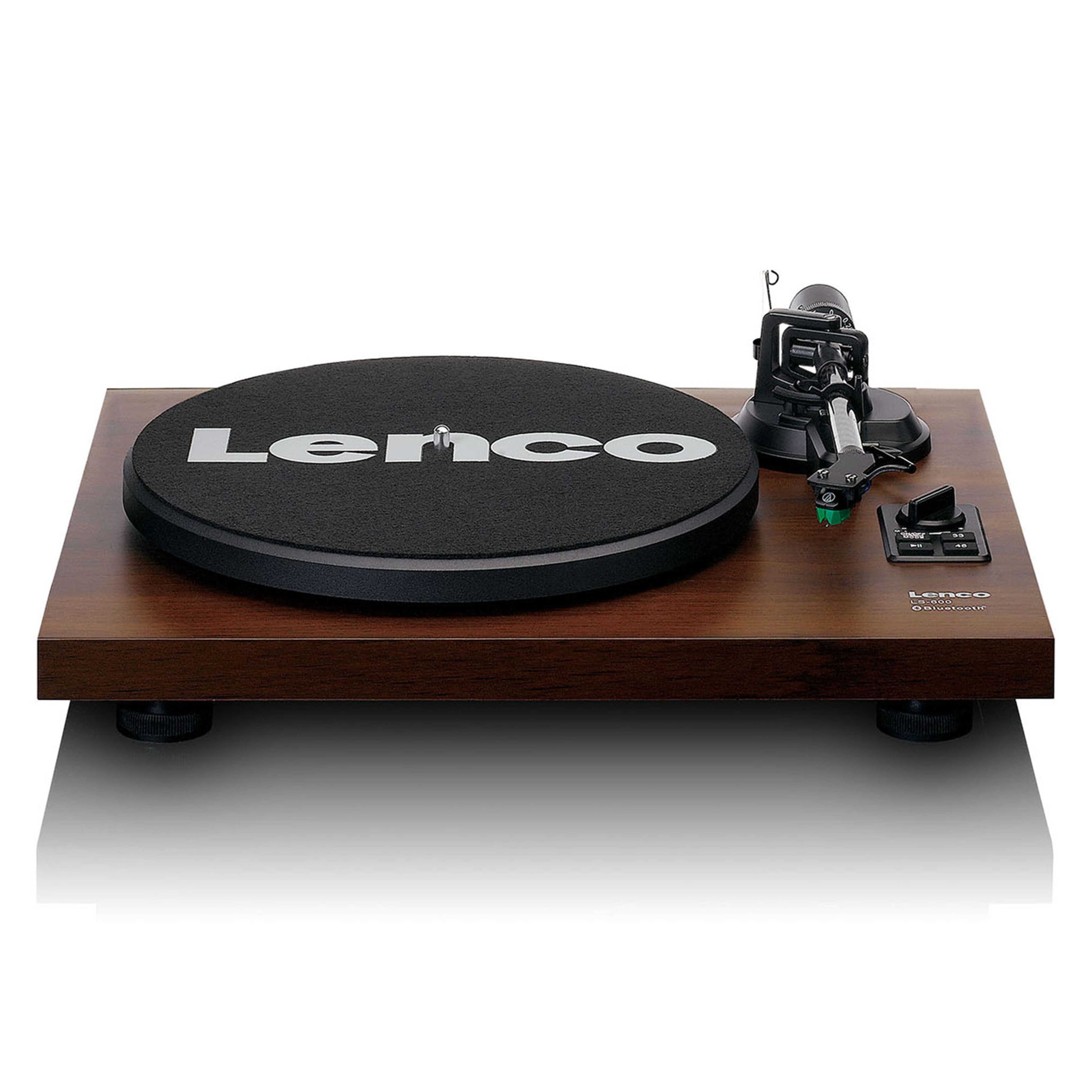 LENCO LS-600WA - Record player with built-in amplifier and Bluetooth® plus 2 external speakers