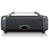 LENCO - SPR-100BK - Splash proof Bluetooth® Speaker FM radio USB and SD with Light Effects - Black