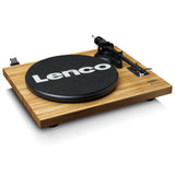 Lenco LS-500OK - Record player with Built-in amplifier and Bluetooth plus 2 external speakers - Wood