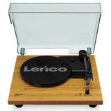 Lenco LS-10WD - Turntable with built-in speakers - Wood