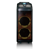 LENCO - PA-260BK - PA with full front LED lighting and disco ball