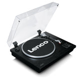 Lenco LS-55BK - Turntable with Bluetooth®, USB MP3 encoder, speakers - Black