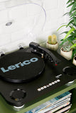 Lenco LS-40BK - Turntable with built-in speakers - Black