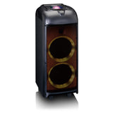 LENCO - PA-260BK - PA with full front LED lighting and disco ball
